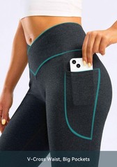 G Gradual Womens Flare Leggings Crossover Yoga Pants 29/30.5/32 High Waist Bell