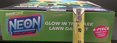 Game On Neon Glow in the Dark Lawn Dart Set Outdoor Yard Game 6 Piece New