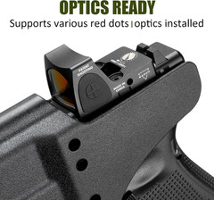 IWB Holster with Claw | Fits for Glock 17 19 19X 34 44 45(Gen 1-6)/ MOS & Ruger