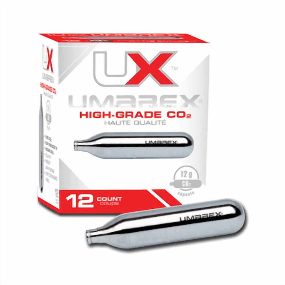 Umarex High-Grade CO2 Cartridges for Pellet Guns, BB Guns and Airsoft Guns
