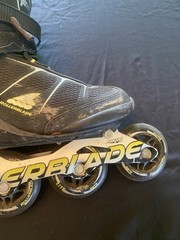 Rollerblade Macroblade 80 Men’s Fitness Inline Skates Black/Lime, Men Size 8