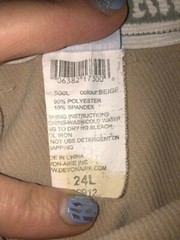 WOMENS DEVON AIRE TAN RIBBED 24 L CONCOUR ELITE BREECHES ZIP FRONT