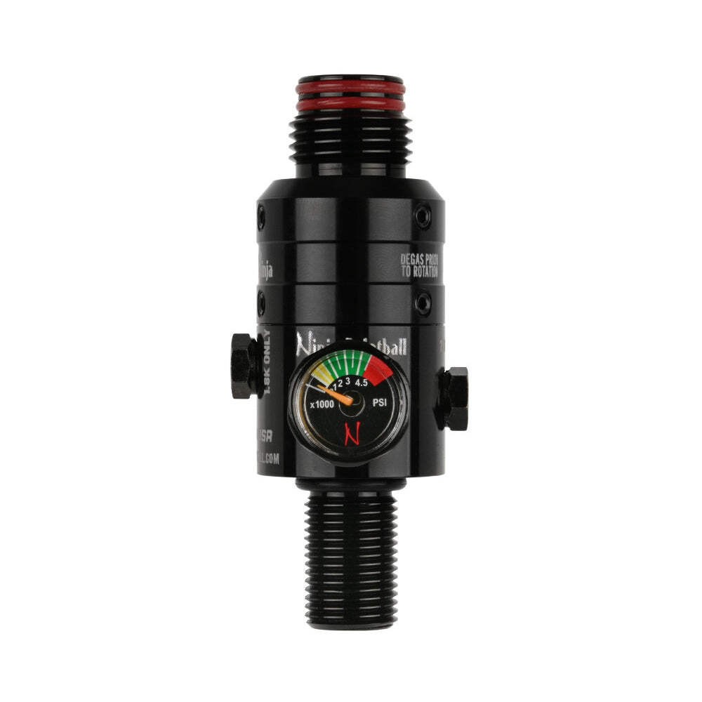 Ninja Pro V3 Tank Regulator 4500psi – Standard Pressure – Aluminum Bonnet – Blac