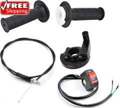 22Mm Twist Throttle Accelerator Handle Grips, 50 90 110 125Cc Pit Bike Dirtbike