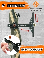 Recurve Bow Sight T Shape Archery Shooting Target Sight Adjustable Bow Sight …
