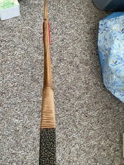 Traditional Mongolian Horse Wood Bow – 53″ Handmade Recurve Bow Black