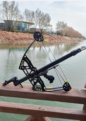 Used Compound Bow Set 40lbs Steel Ball mini Arrows Dual-use Archery Hunting Shot