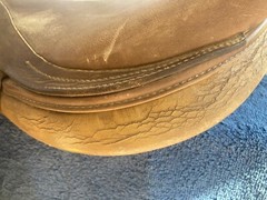Zaldi Sirocco Leather Saddle Made In Salamanca Spain 17.5”