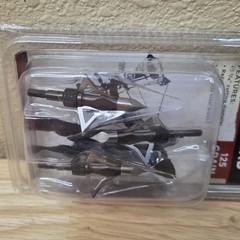 Allen Haymaker 125 Grain Broadheads – 3 Pack – 1 3/16″ Cut Stainless Steel Tip