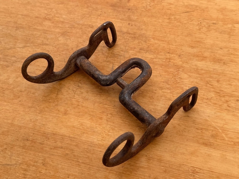 Vintage Handmade Western HIGH PORT w Roller Small Horse / PONY Bit ~ 4.5″