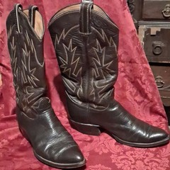 Tony Lama Leather Western Cowboy Boots – Western Cowboy Boot Style