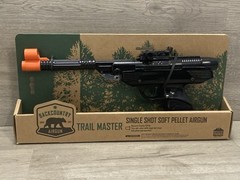 TRAIL MASTER SINGLE SHOT SOFT PELLET AIRGUN 7MM SOFT RUBBER AMMO