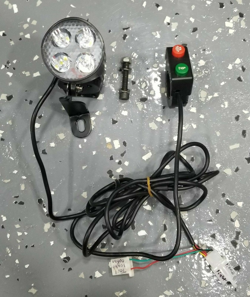 Razor RSF Dirt Quad E300 Headlight / Horn Kit ONLY fits our variable speed kits!