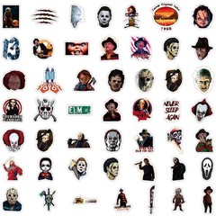Mix 10/50 PCs Halloween Horror Movie Characters Graffiti Luggage Vinyl Stickers