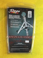 Rage R39100 Hypodermic 2 Blade 100 Grain Broad Heads – 3 Pack