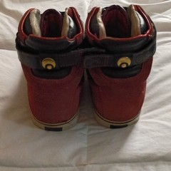 Osiris Rhyme Remix High-Top Skateboarding Shoes Red/Black Men’s US 12