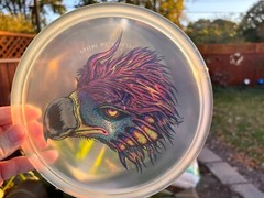 2018 Prehistoric Roc Smoke 180G Champion Patent # Penned Disc Golf Innova #3388