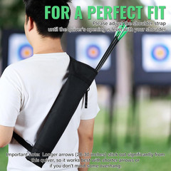 Archery Quiver – Adjustable Back & Hip Arrow Holder for Compound & Recurve Bows