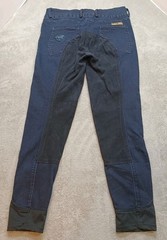 Piper by Smartpak Jean Breeches 32L Equestrian Riding Pants Embroidered Two Tone
