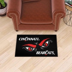 FANMATS 13567 Cincinnati Bearcats Starter Accent Rug – 19in. x 30in. | Sports Fa