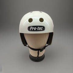 Pro Tec Full Cut Certified Helmet White Size XL 60-62cm 12/2014 BMX Skateboard