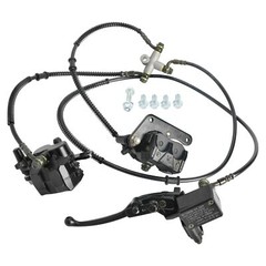 Hydraulic Rear Twin Disc Brake Calipers Assembly For Go Kart ATV Buggy Golf Quad