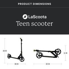 Kick Scooter for Adults & Teens for Youth 12 Years and Up and Men & Women L…