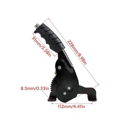 Hydraulic Disc Brake Kit w/ Handbrake Throttle Cable For Golf E-Bike Quad 110cc
