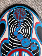 Vintage 1980s SANTACRUZ JOHN LUCERO Skateboard Original Rare Black Label Era JP