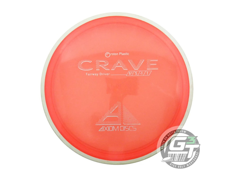 USED Axiom Discs Proton Crave 164g Orange White Rim Fairway Driver Golf Disc