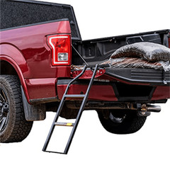 Tailgate Ladder Truck Pickup Step Ford F150 F250 Chevy Dodge Ram Tundra Black