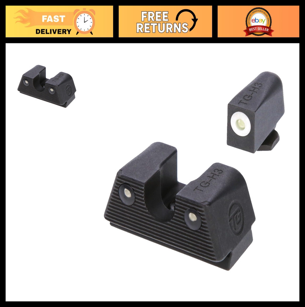 High-Visibility Fiber Optic Sights for Enhanced Accuracy – Easy Install, Durable