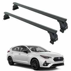 For Subaru Impreza Hatcbach 2024-2025 Roof Rack Cross Bar Fix Point Pro Fix Blac