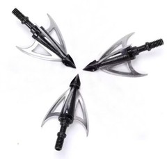 RAVAGE DOMINATOR fixed Broadhead 100gr Chisel Tip 1.35″ would channel NEW! 3pk