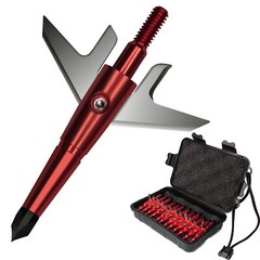 1 Dozen Swhacker Broadheads 100Gr 1.75″ Cut Compound Recurve Bow Crossbow Tip