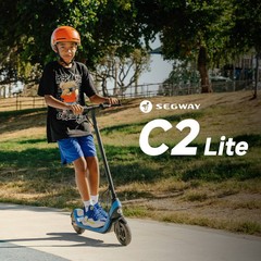 Segway C2 Lite Kids Electric Scooter 9.9 mph Max Speed and 5.9