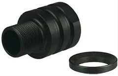 Black Color Low Concussion Muzzle Brake Compensator 1/2»x28 Thread For .17HMR