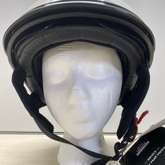 Myamis MH03 S Small White Retro Half Helmet Motorcycle Men Women Adults DOT