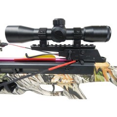 175 lb Camouflage Hunting Compound Crossbow Bow +4×32 Scope +4 Bolt +Quiver +etc