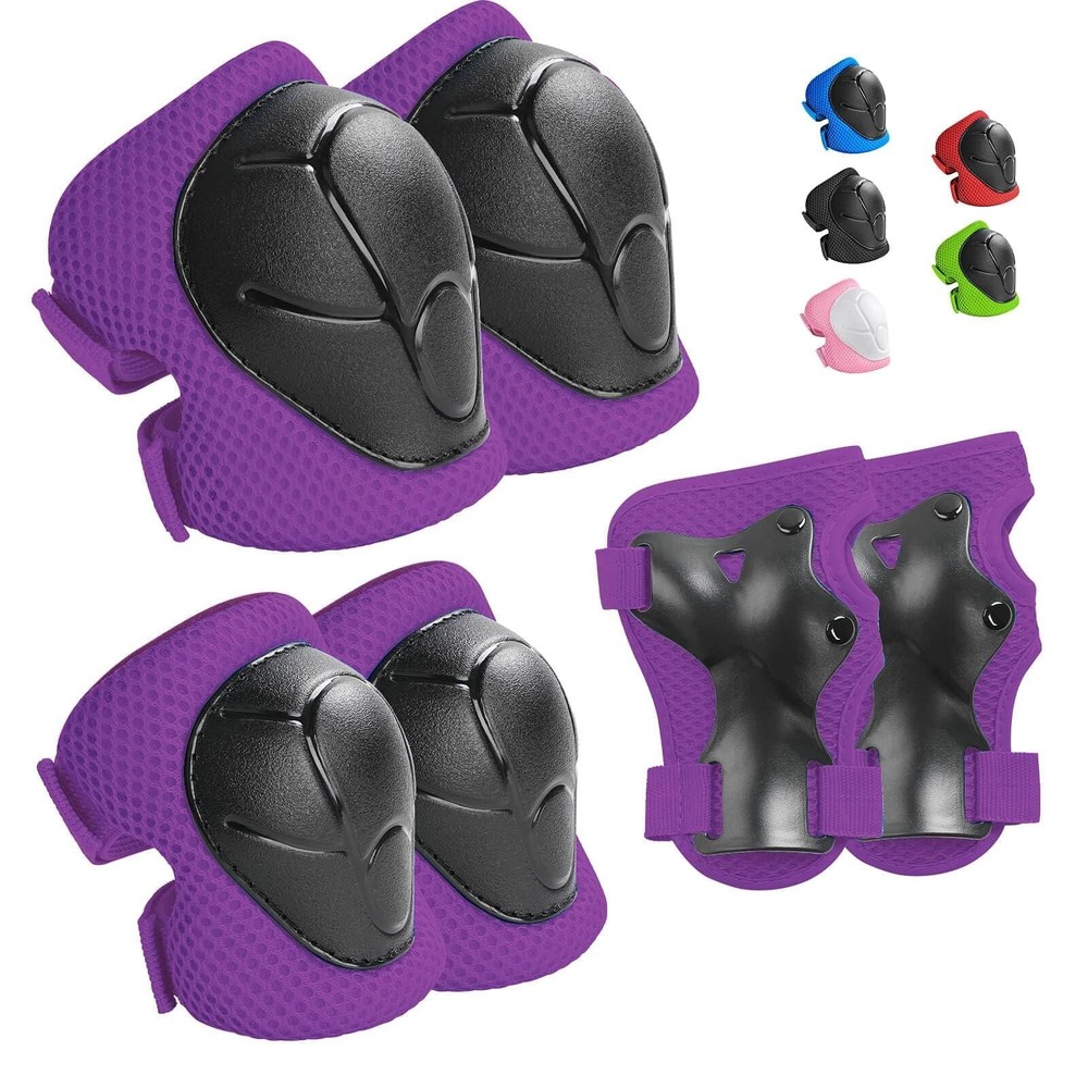 Protective Gear Set, Knee Pads for Kids 3-10 Years Old, Toddler Elbow Pads, W…