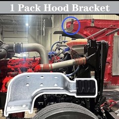 L11-6131 Hood Bracket Fit for Peterbilt 389 131 Hood Only, Driver Left Side