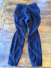Turnier Riding Britches Unisex Kids Navy Blue Stretch Size 34 Zip & Button