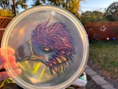 2018 Prehistoric Roc Smoke 180G Champion Patent # Penned Disc Golf Innova #3388