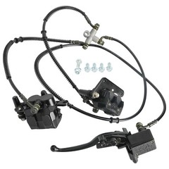 Hydraulic Rear Twin Disc Brake Caliper Cylinder For Go Kart ATV Buggy Golf Cart