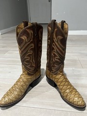 Tony Lama Preban African Exotic Skin “Print” 9.5b