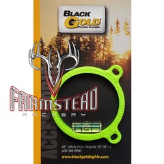 Black Gold Bowsights Sight Ring W/ Level 1 3/4″ Green 16SRG #00700