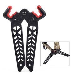 1X Black Bow Stand Universal Lightweight Archery Kickstand for Compound Bows NEW