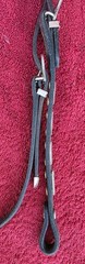 Vintage SIMCO Rope Edge Alpaca Silver Bars Small Cob Pony Show Headstall Bridle