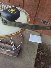 Bear Whitetail II Vintage Compound Bow Camouflage W/ Arrows And Broadheads Quive