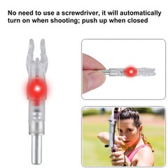 US LED Lighted Nocks for Arrows with .244/6.2mm Inside Diameter Hunting Shooting